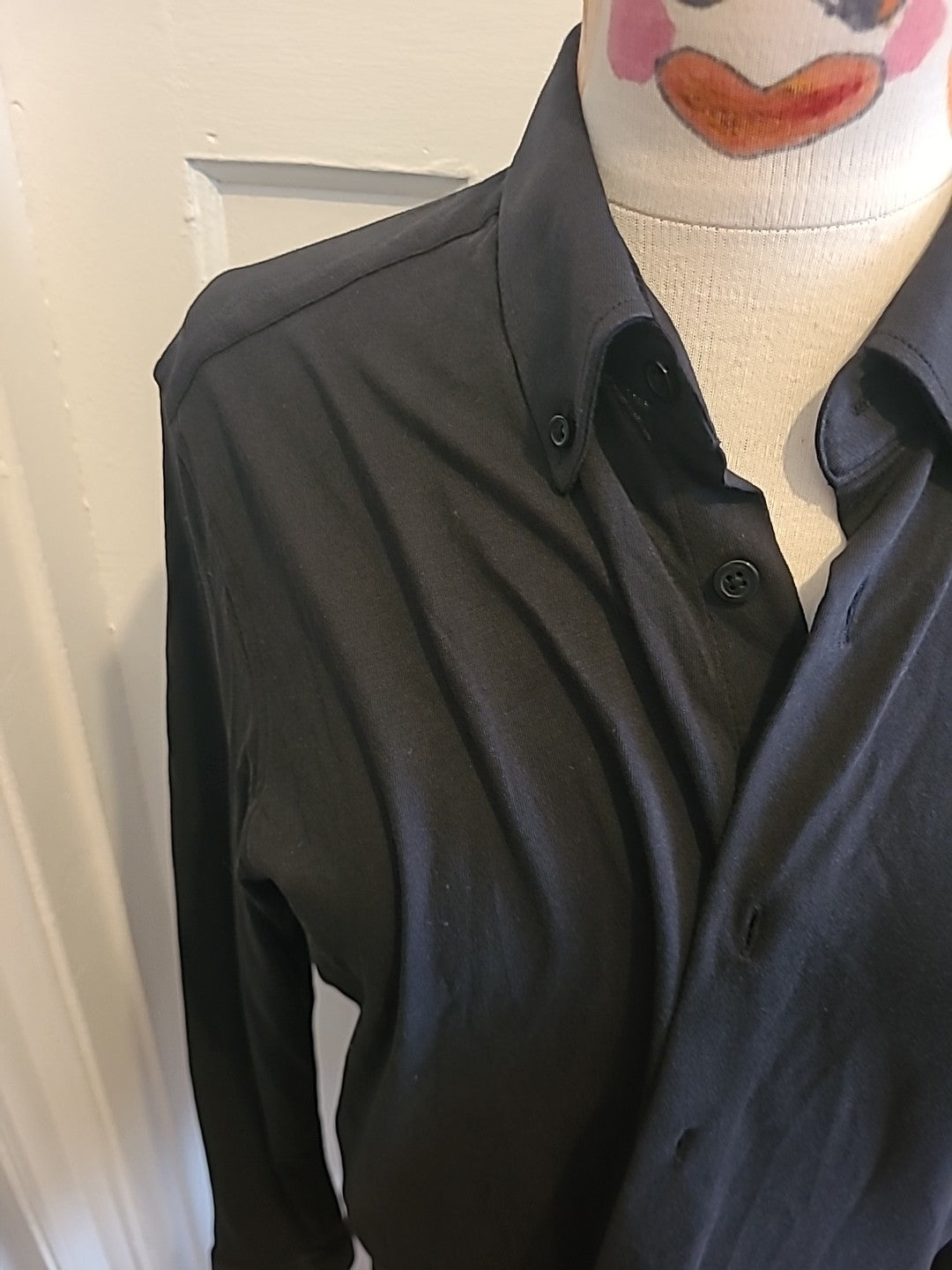 Mens Taylor & Wright Slim Medium Black Shirt