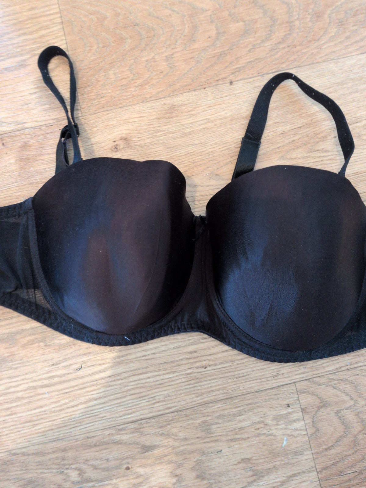George 38D Black Padded And Wired Bra
