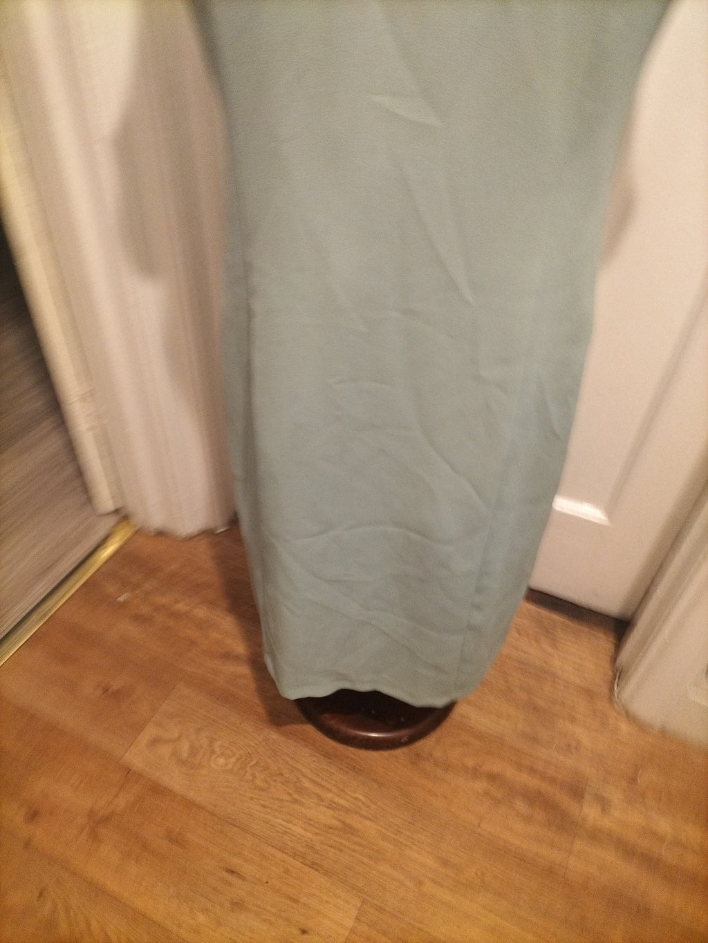 Ladies Bonmarche Size 14 Light Green Short Sleeved V Neck Dress