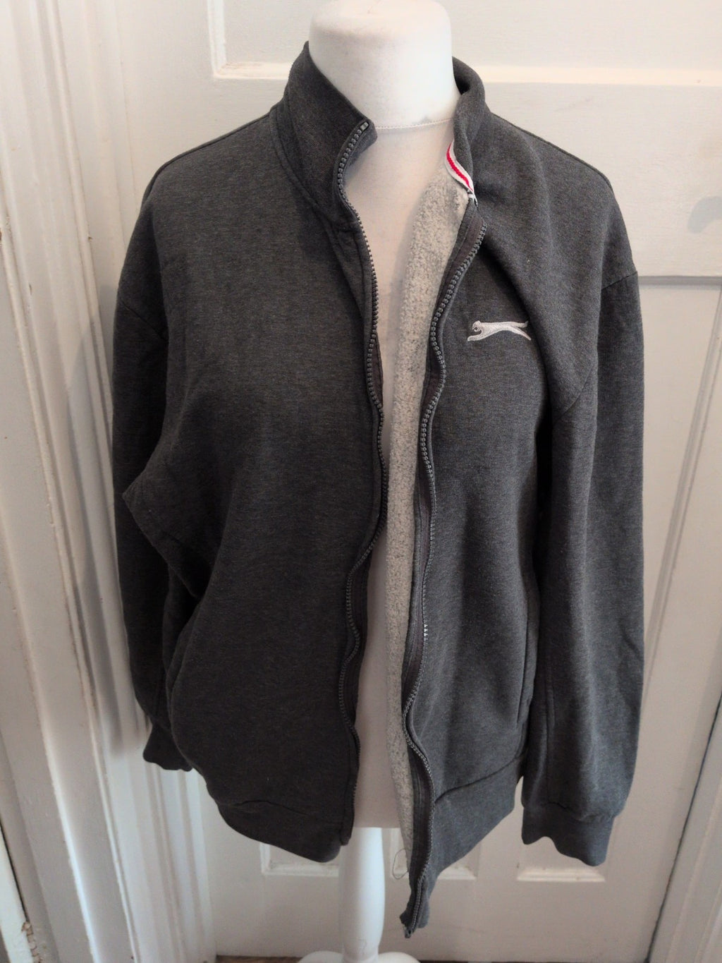 Slazenger XL Grey Full Zip Jacket Basic