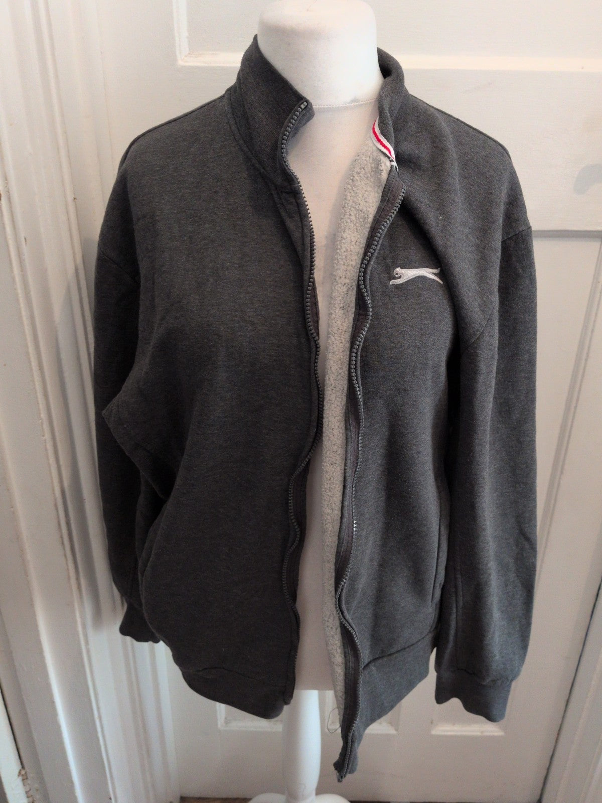 Slazenger XL Grey Full Zip Jacket Basic