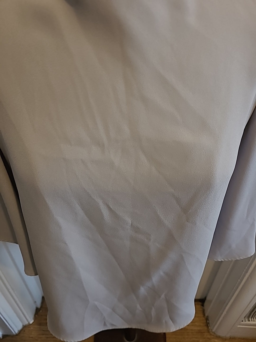 Ladies River Island Size 10 Grey Short Sleeved Blouse