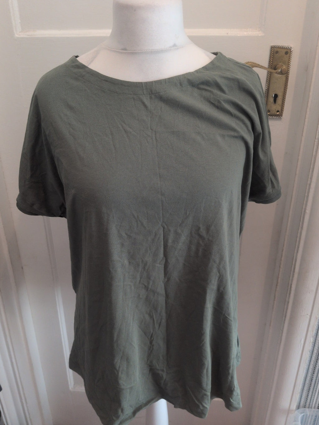 Next 20 Cap Sleeve Tee Green