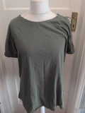 Next 20 Cap Sleeve Tee Green