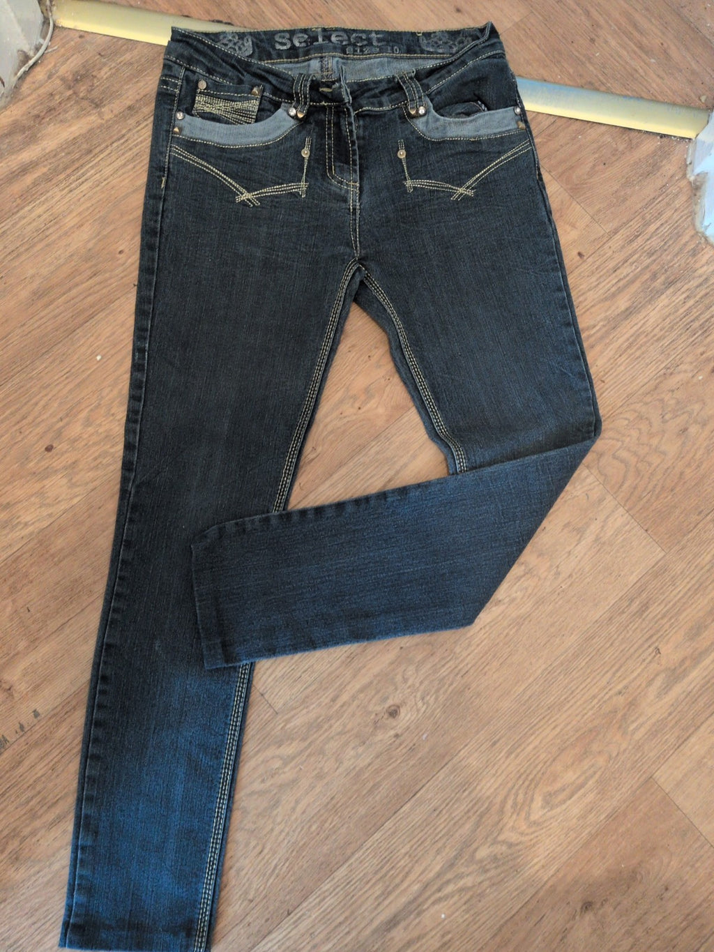 Ladies Select Size 10 Blue Indigo Skinny Jeans