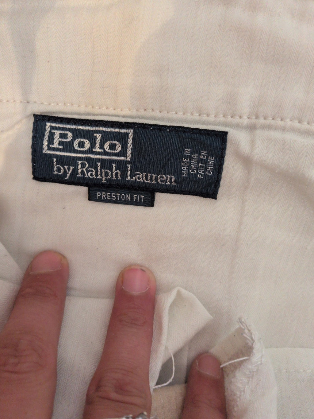 Polo Ralph Lauren 52/32 Preston Fit Natural Trousers