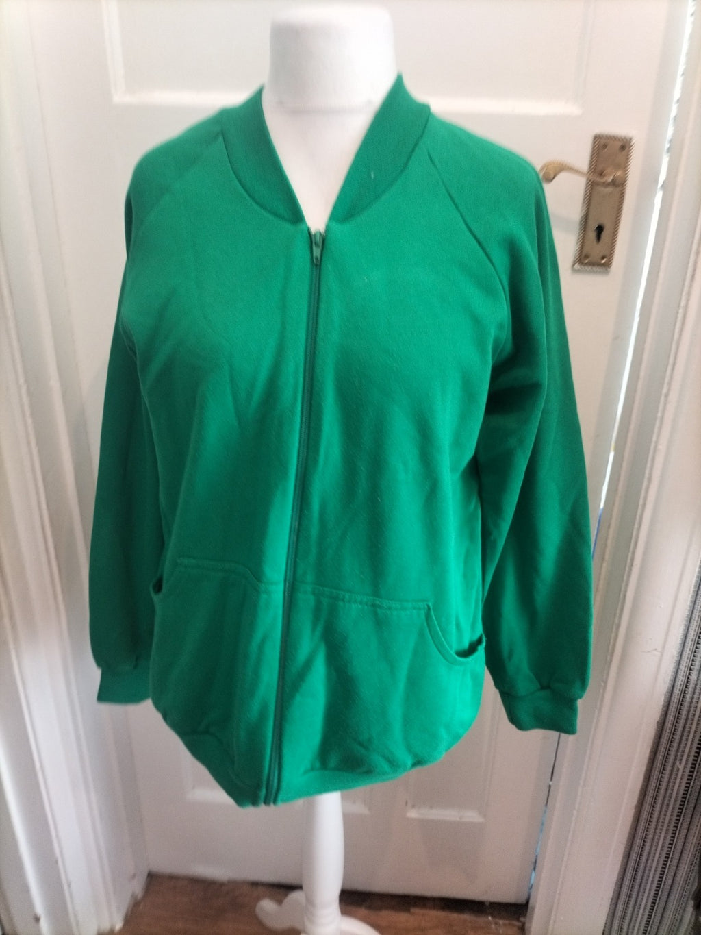 XL Green Full Zip Jumper