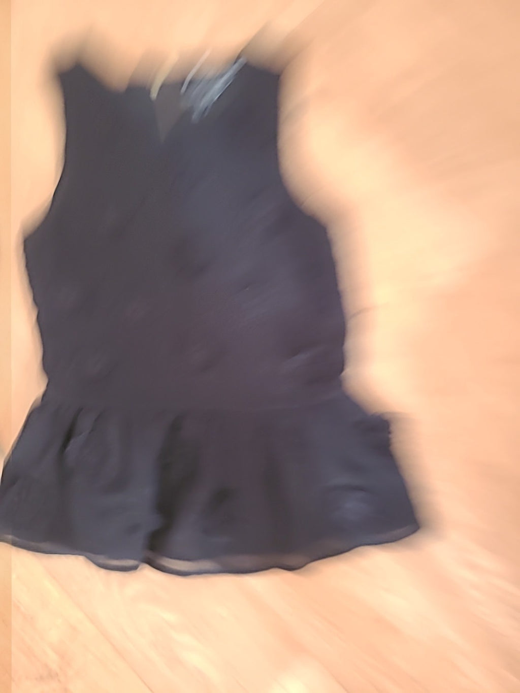 Ladies Topshop Size 6 Black Sleeveless Blouse