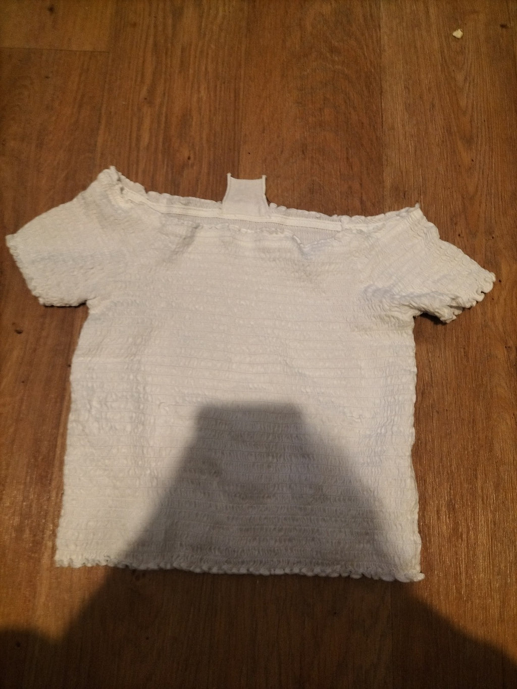 Primark 11-12 Years White Short Sleeved Top Bubblehem