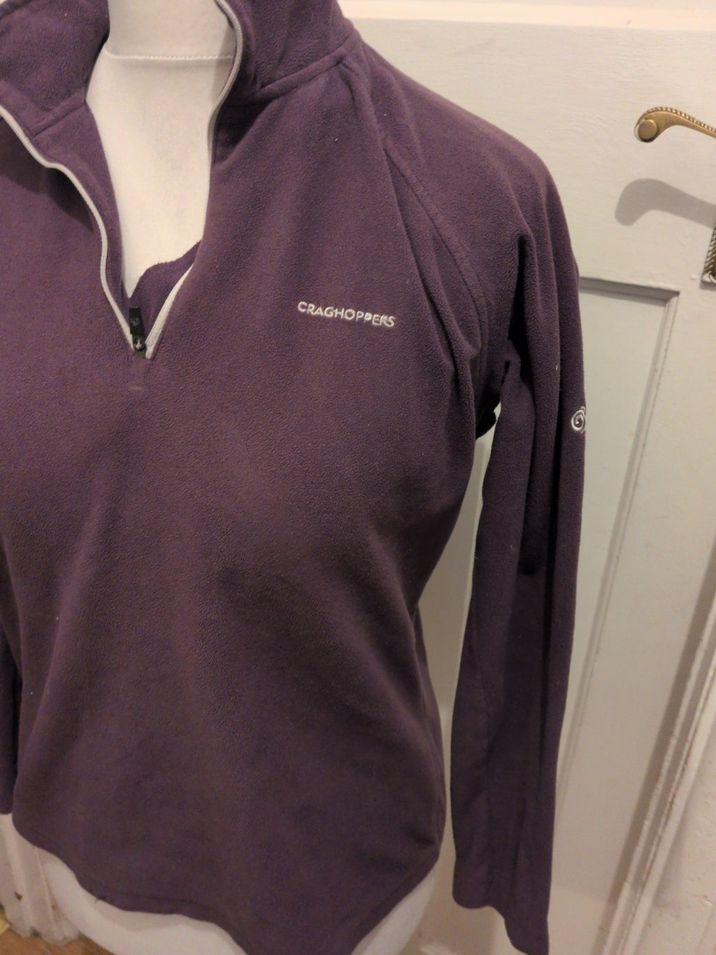 Ladies Craghoppers 12 Purple Collared Jumper