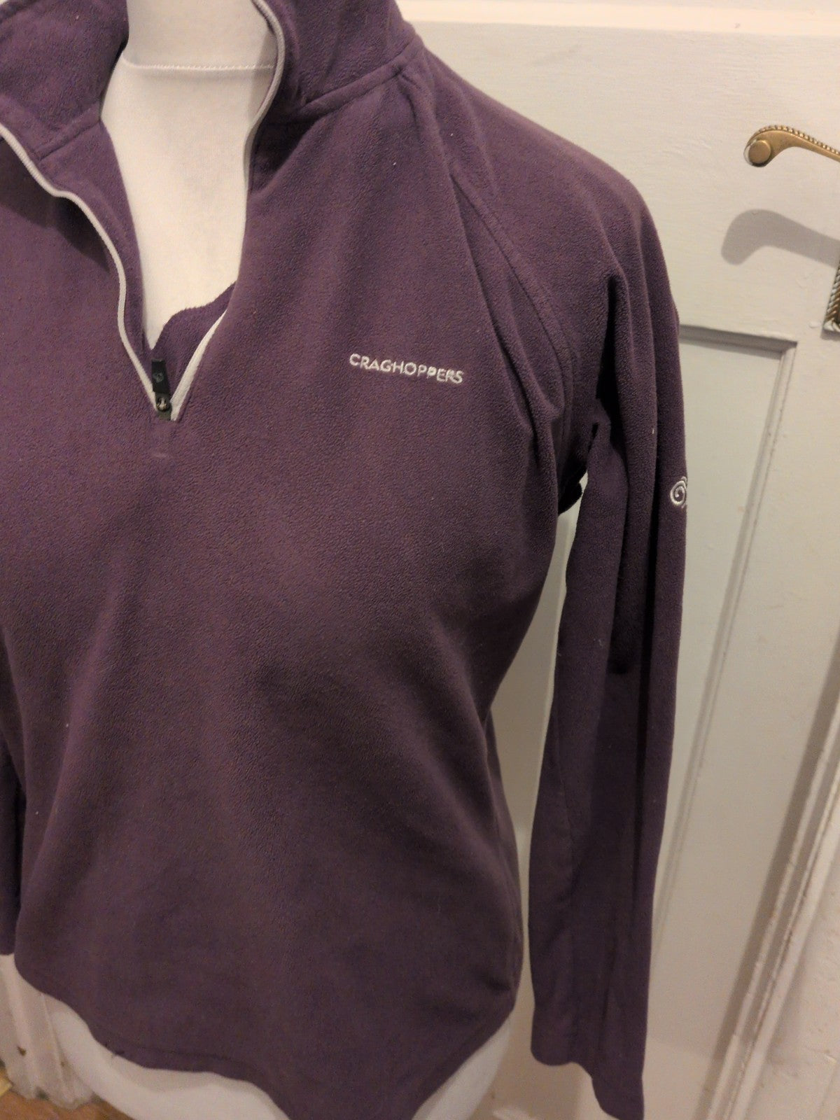 Ladies Craghoppers 12 Purple Collared Jumper