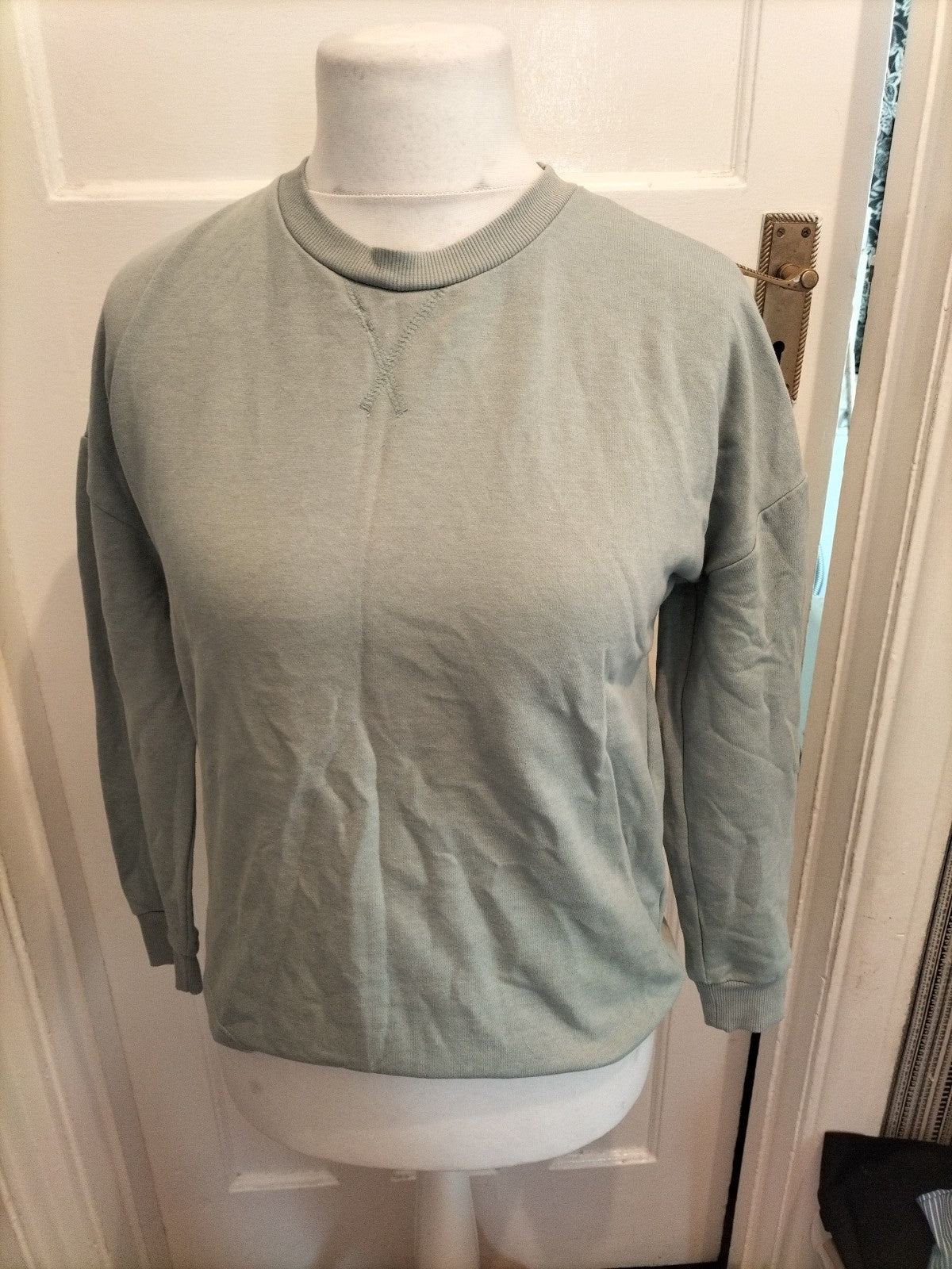 Ladies Papaya Size Small Pale Turquoise Jumper Pullover