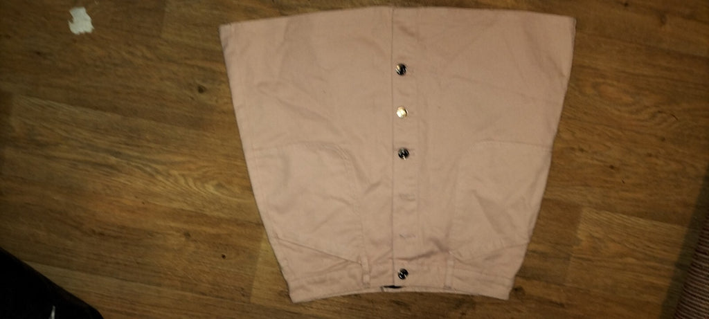 Ladies Denim Size 10 Pink Denim Skirt