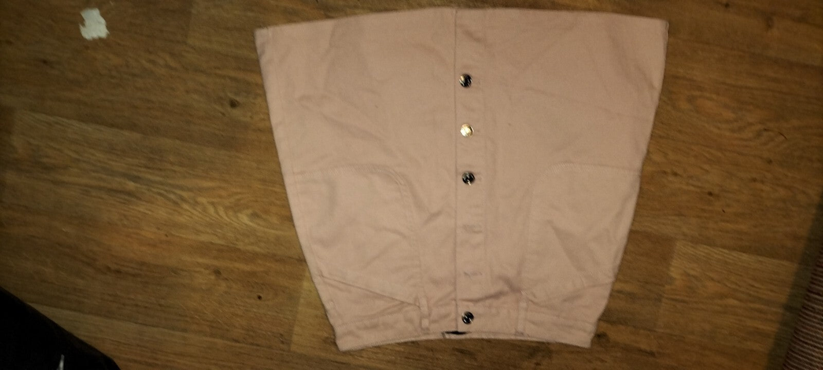 Ladies Denim Size 10 Pink Denim Skirt