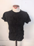 Mens Primark Size Small Regular Fit Short Sleeve Black T-shirt