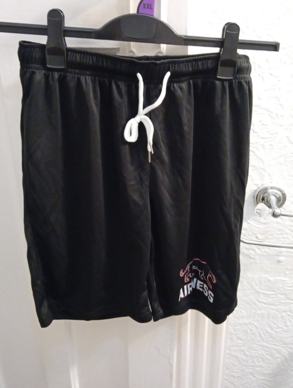 Mens Airness Basket Ball Shorts Size Med Black