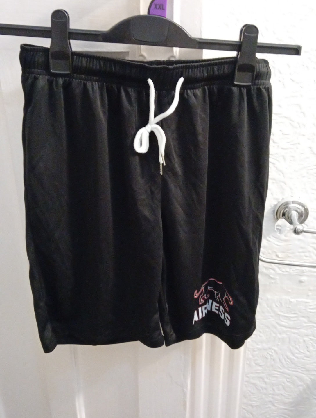 Mens Airness Basket Ball Shorts Size Med Black