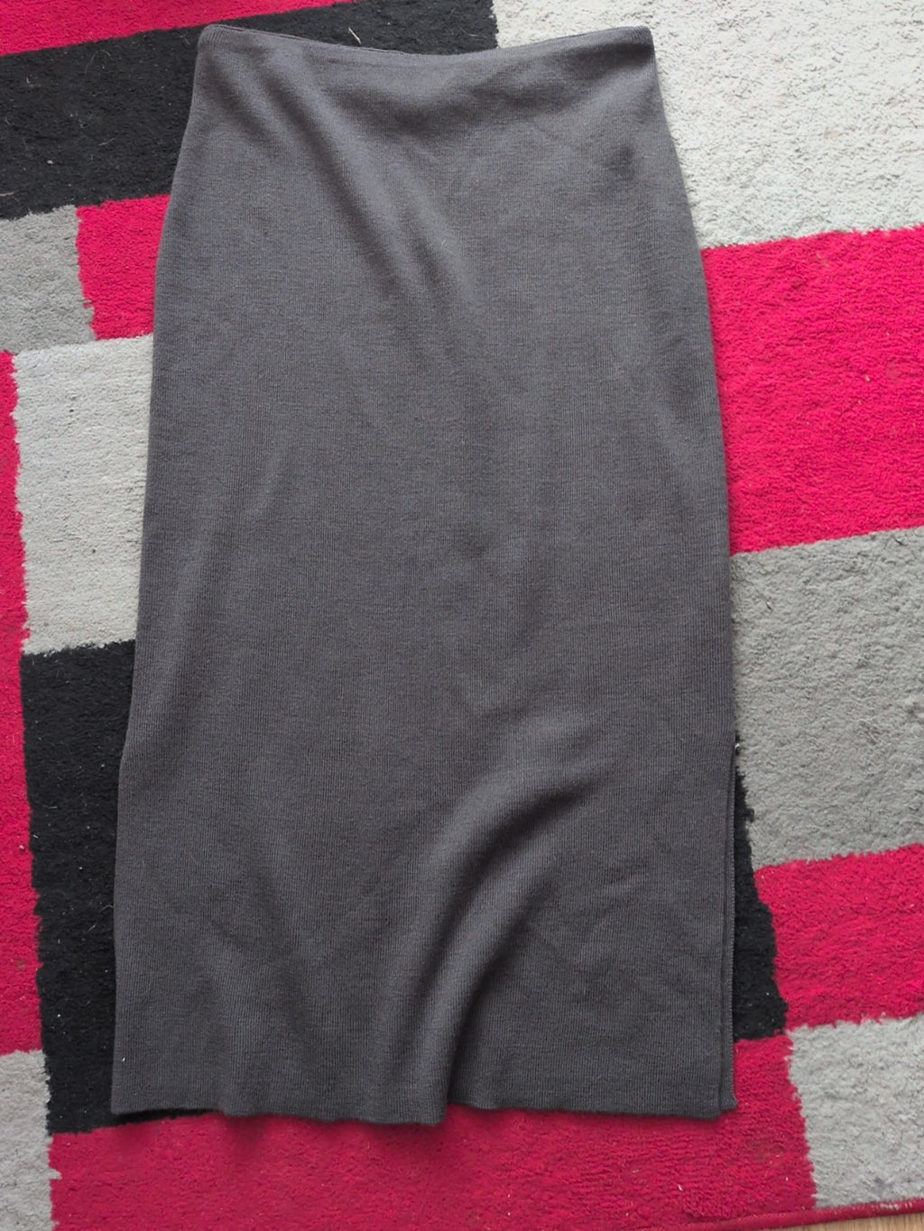 Noa Noa Small Grey Elasticated Pencil Skirt