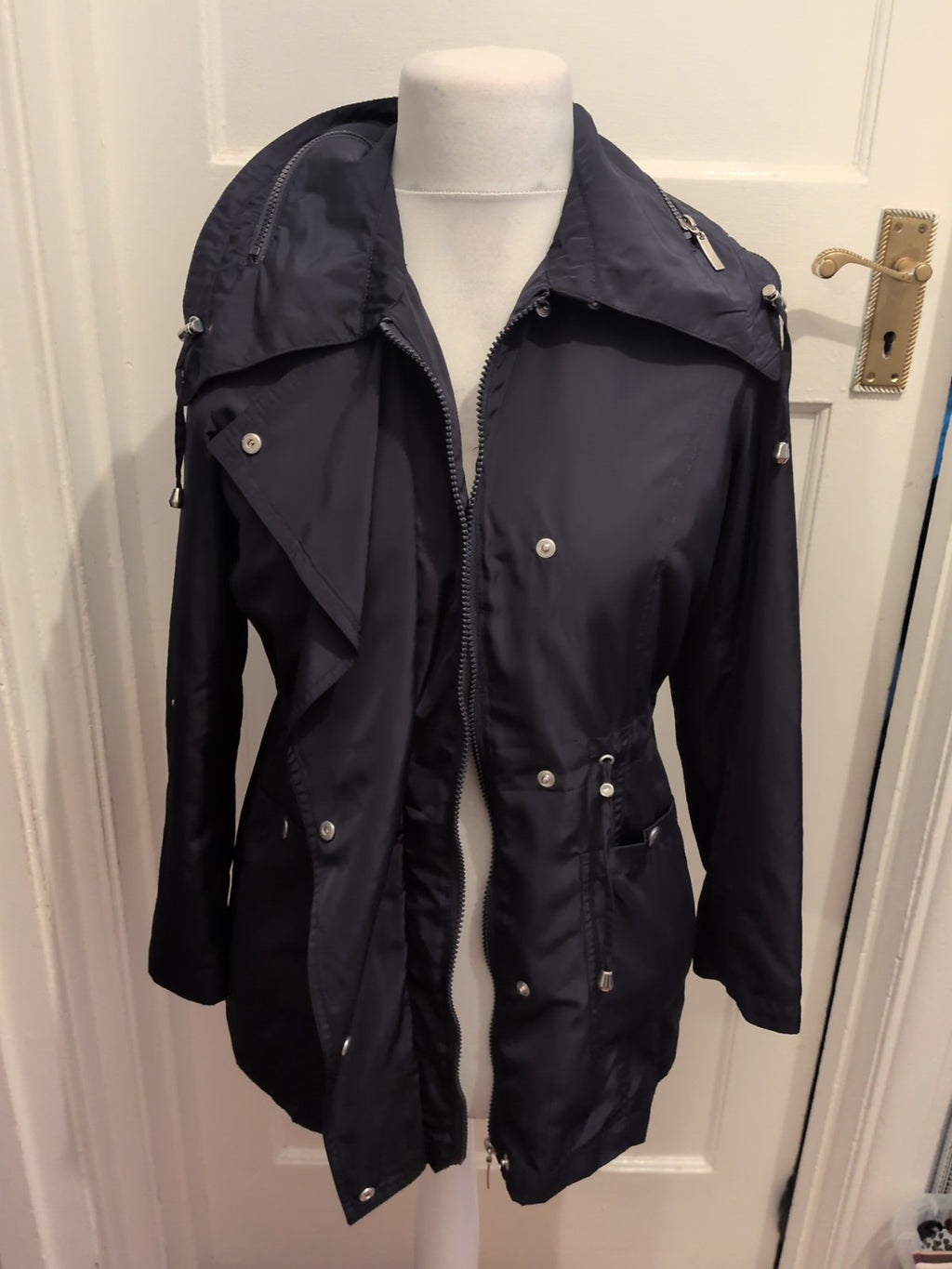 M&Co Petite 10 Navy Coat