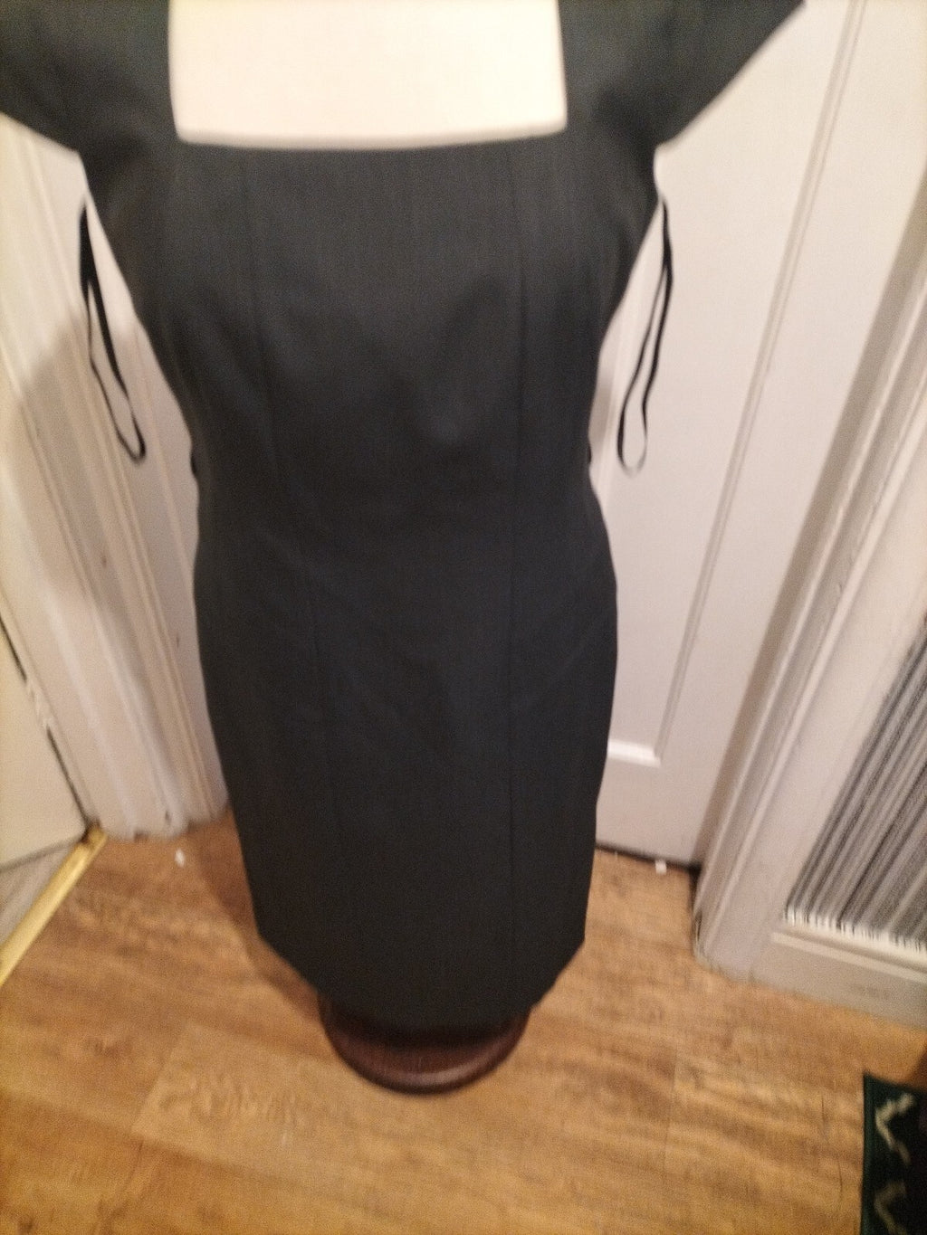 Ladies Debenhams 10 Dark Grey Sleeveless Dress