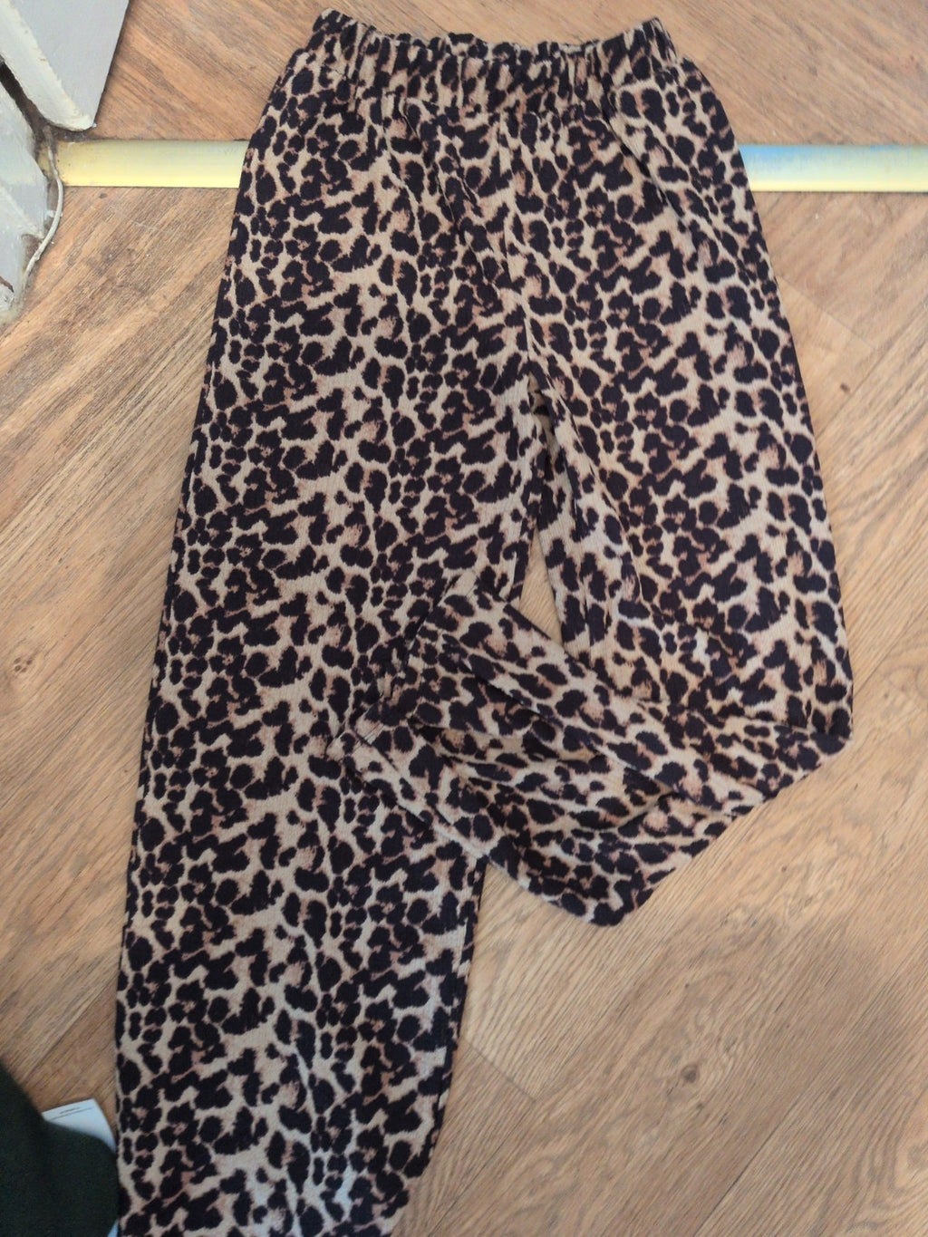 Next 12 Years Leopard Print Elasticated Trousers