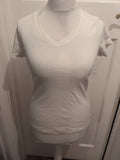 Ladies Tu Size 14 Fair trade Cotton Short Sleeve White T-shirt