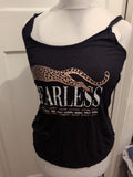 Pep&Co 10 Fearless Black Sleeveless Top