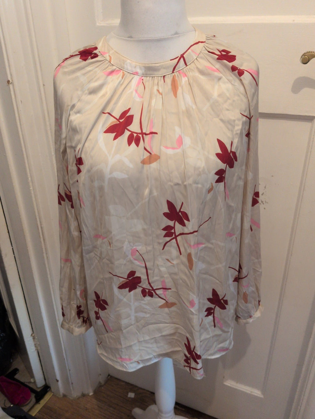 M&S Collection 18 Multicoloured Long Sleeve Blouse