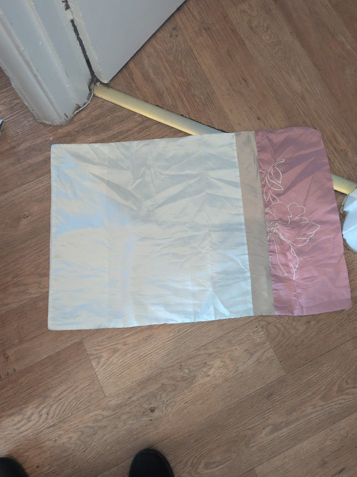 Pink And Cream Pillow Case