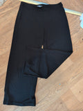 Per Una 14s Black Trousers Elasticated