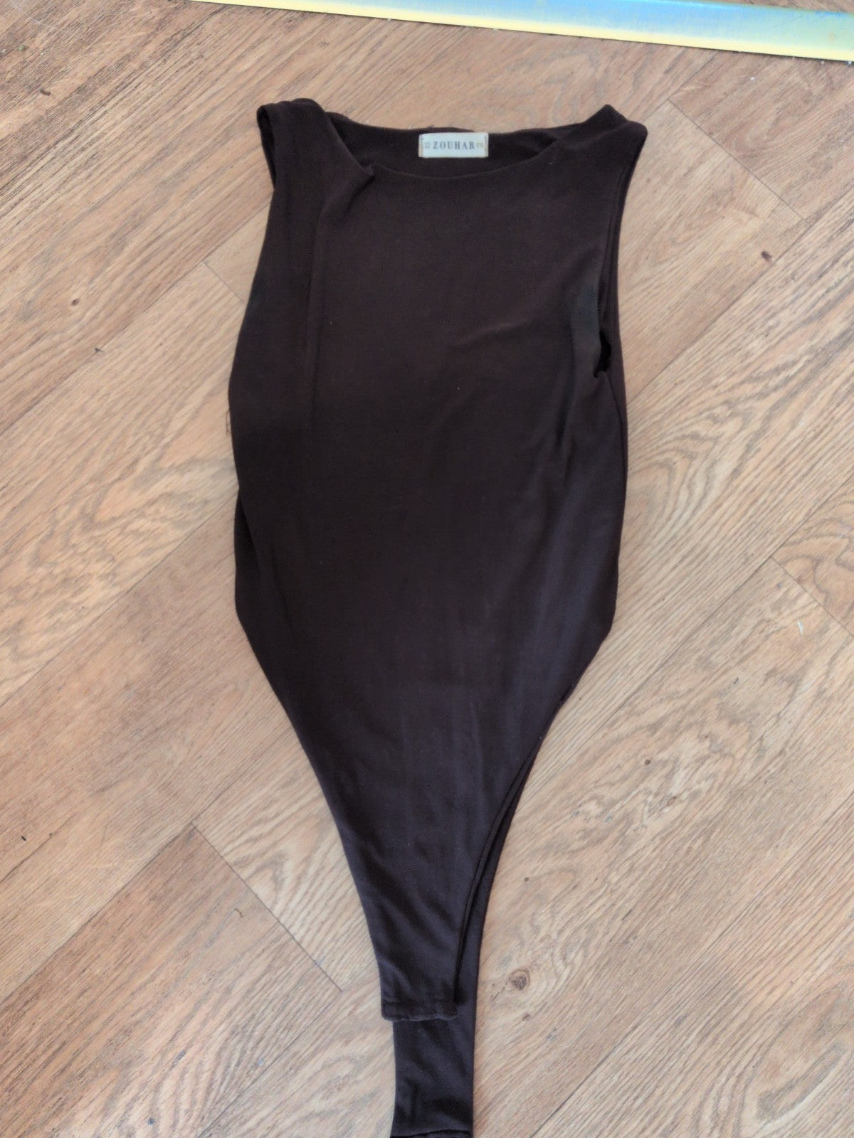 Zouhar Xs Deep Purple Sleeveless Bodysuit
