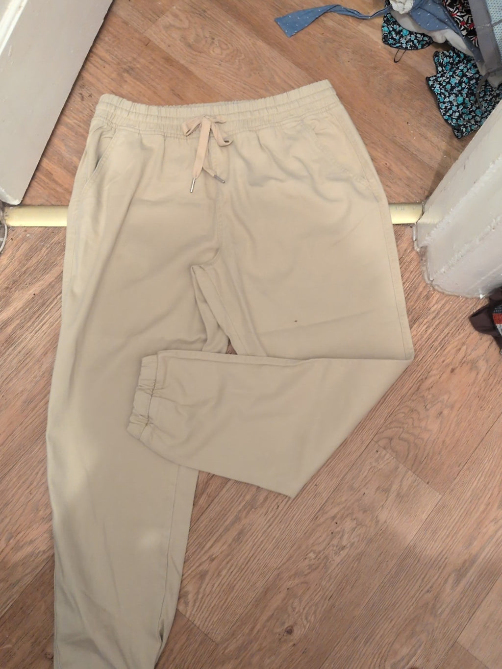 Tu 16 Beige/Natural Elasticated With Drawstring Trousers