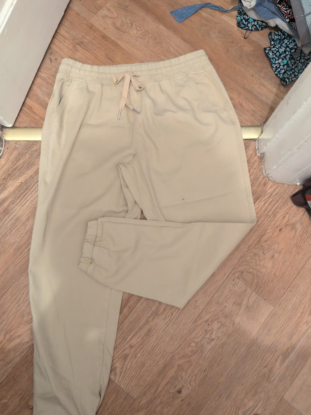 Tu 16 Beige/Natural Elasticated With Drawstring Trousers
