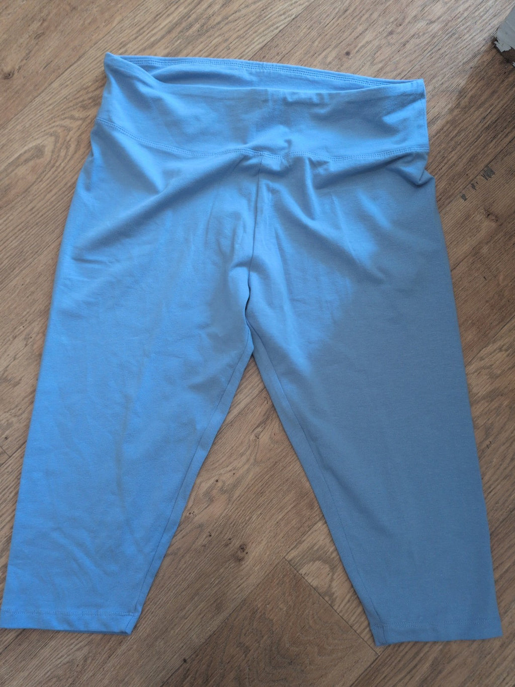 Primark 12-14 Blue Cropped Leggings