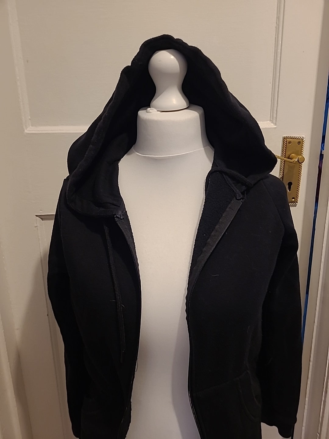 Ladies Primark Size 6-8 Black Zipped Jacket