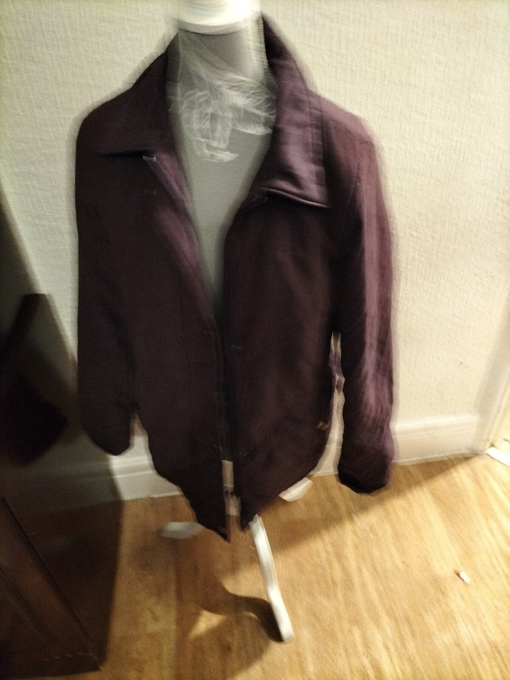 Ladies Purple Size 12 Overcoat