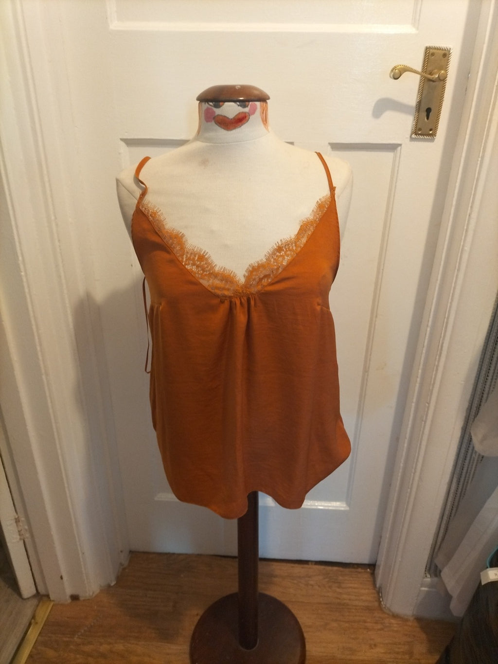 Brand New Ladies Day Dreams Size 12 Brown Sleeveless Night Top