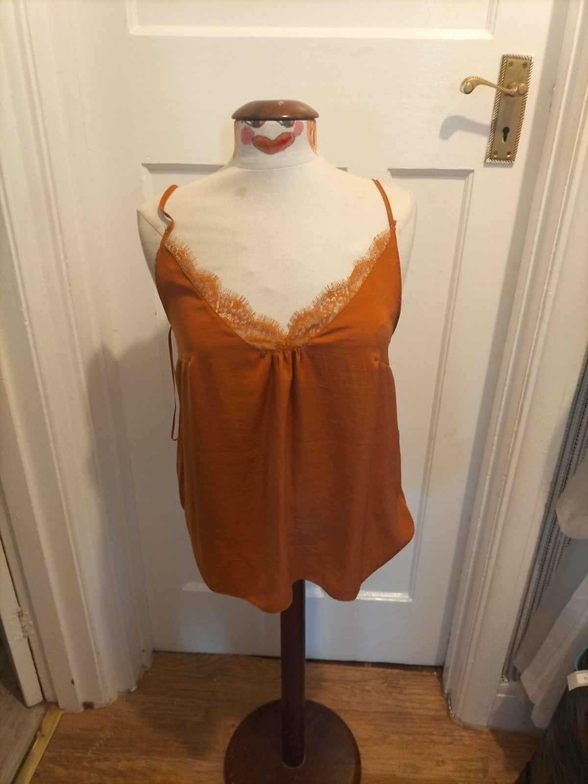 Brand New Ladies Day Dreams Size 12 Brown Sleeveless Night Top