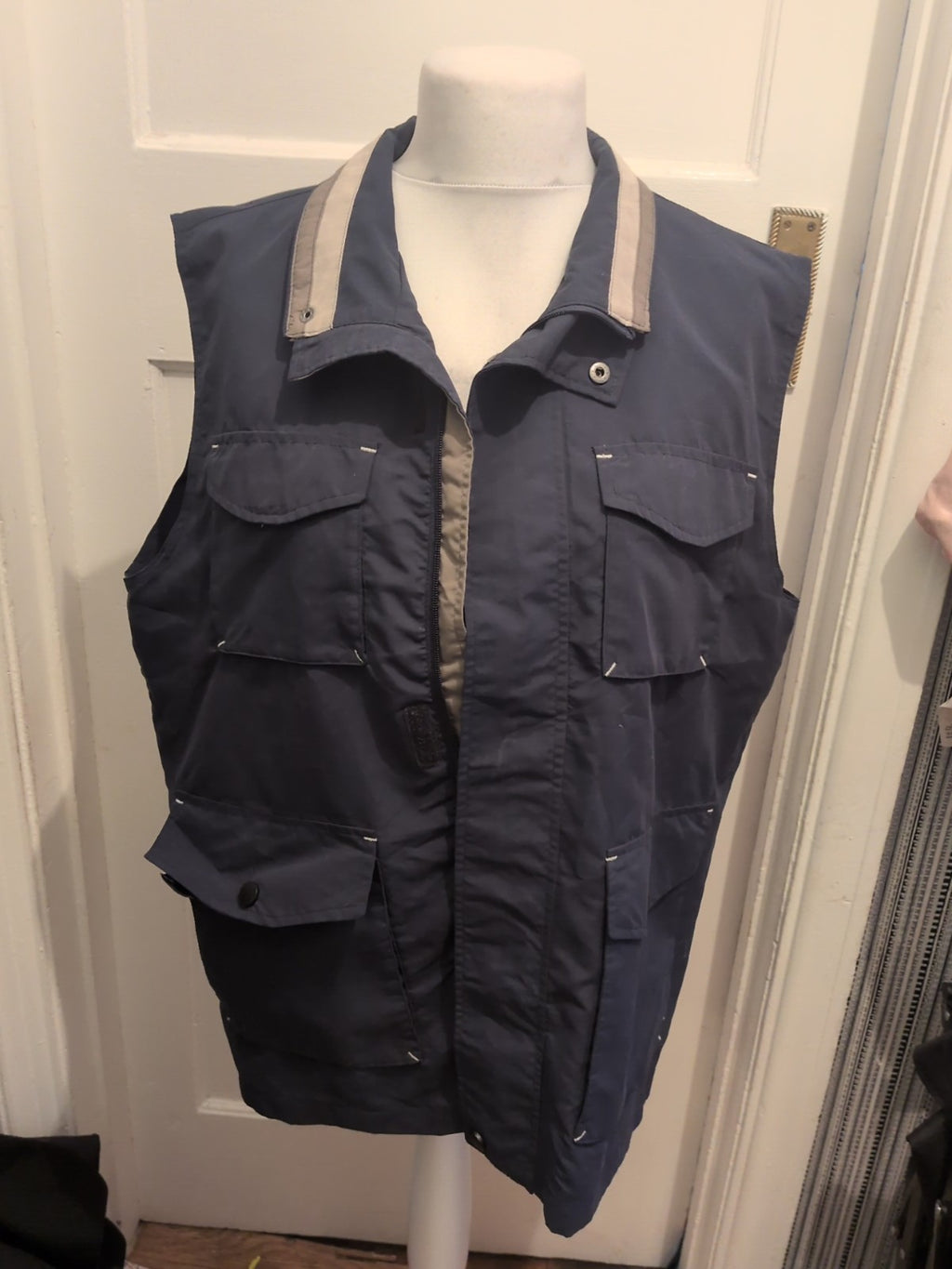 Premier Man 40/42 Navy Sleeveless Jacket
