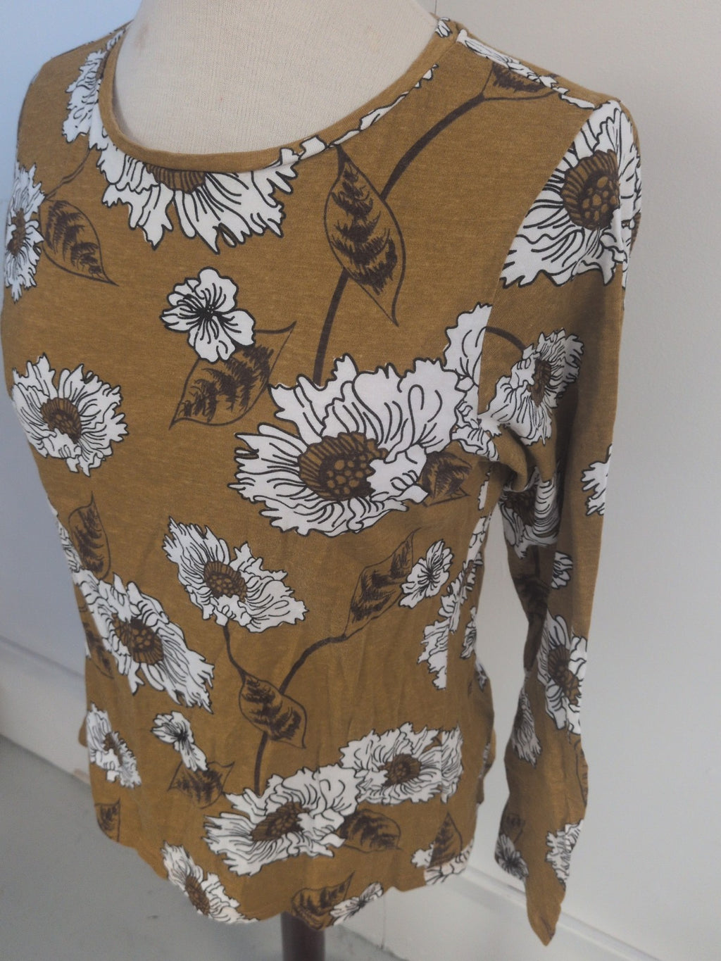 Pep&Co 16 Brown Floral Long Sleeve T-shirt