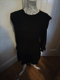 Ladies Zara Size Small Black Long Sleeved Dress