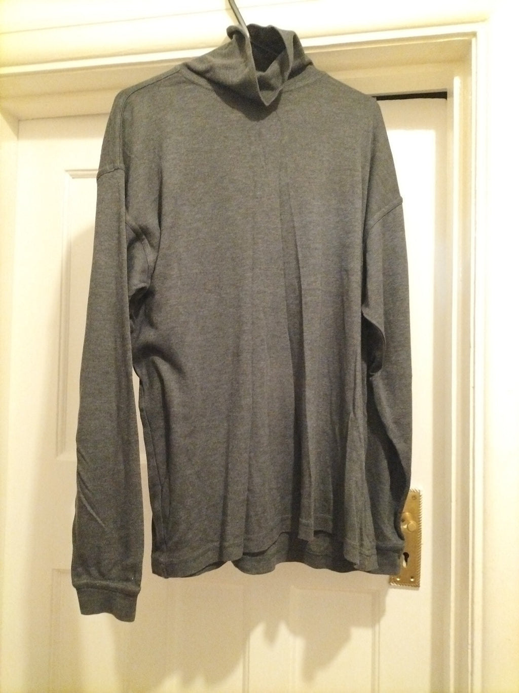 Ladies EMW Size Small Grey Roll Neck Top