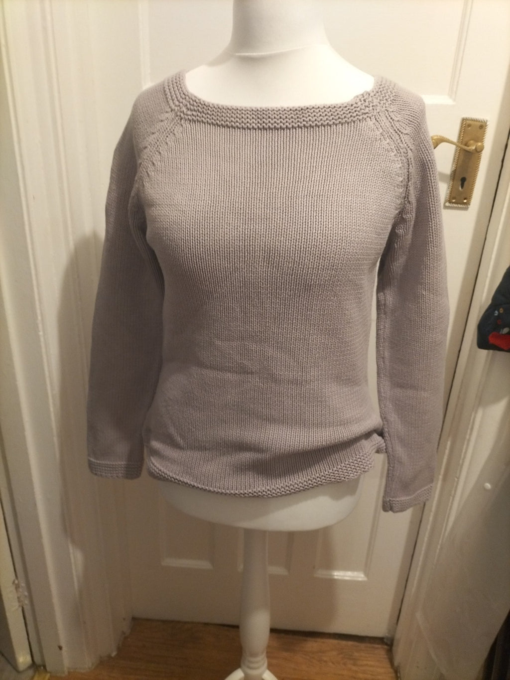 Ladies La Redoute Size 14-16 Very Pale Purple Knit Jumper