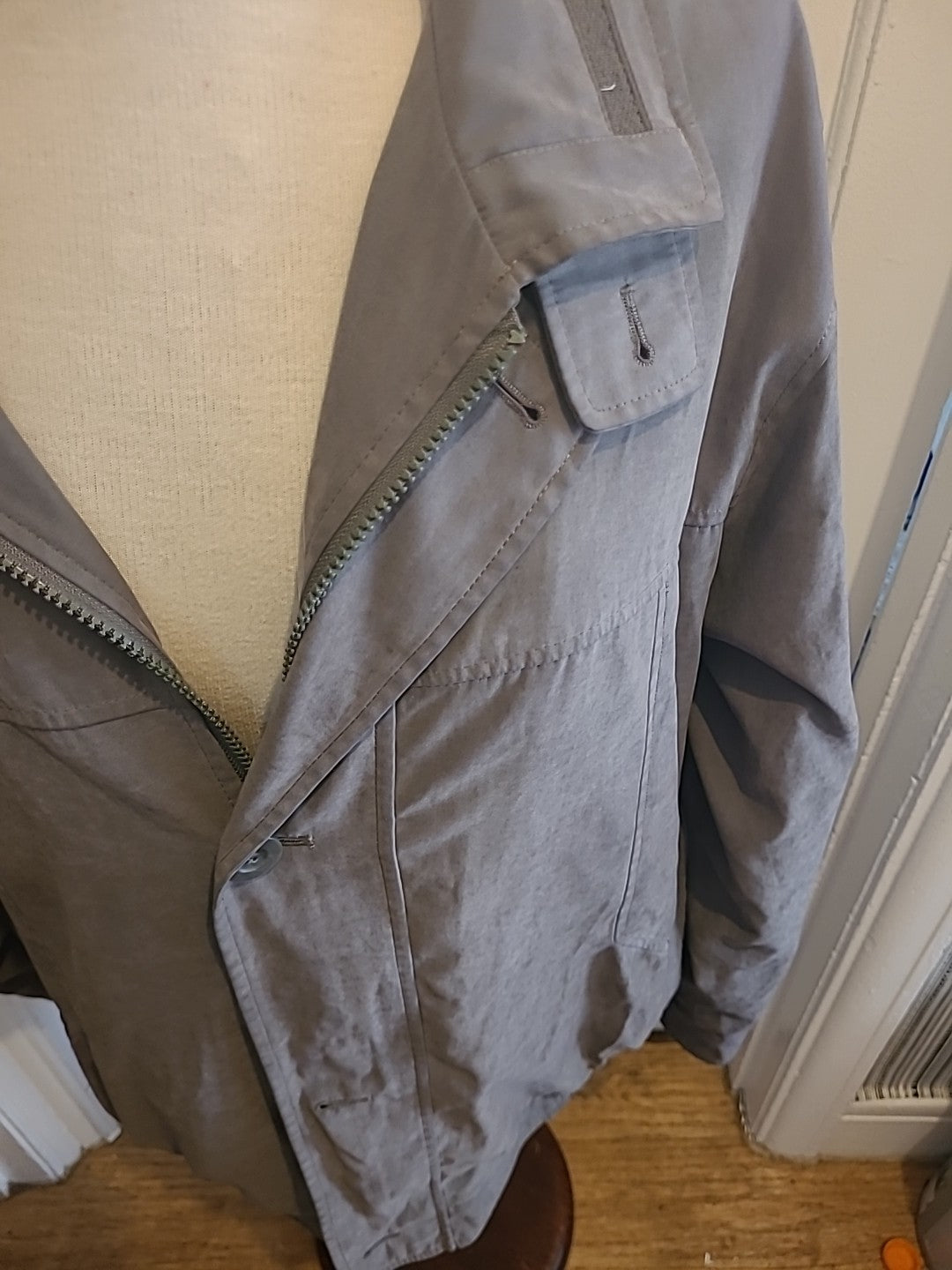 Mens Kingston Medium Grey Long Sleeve Coat