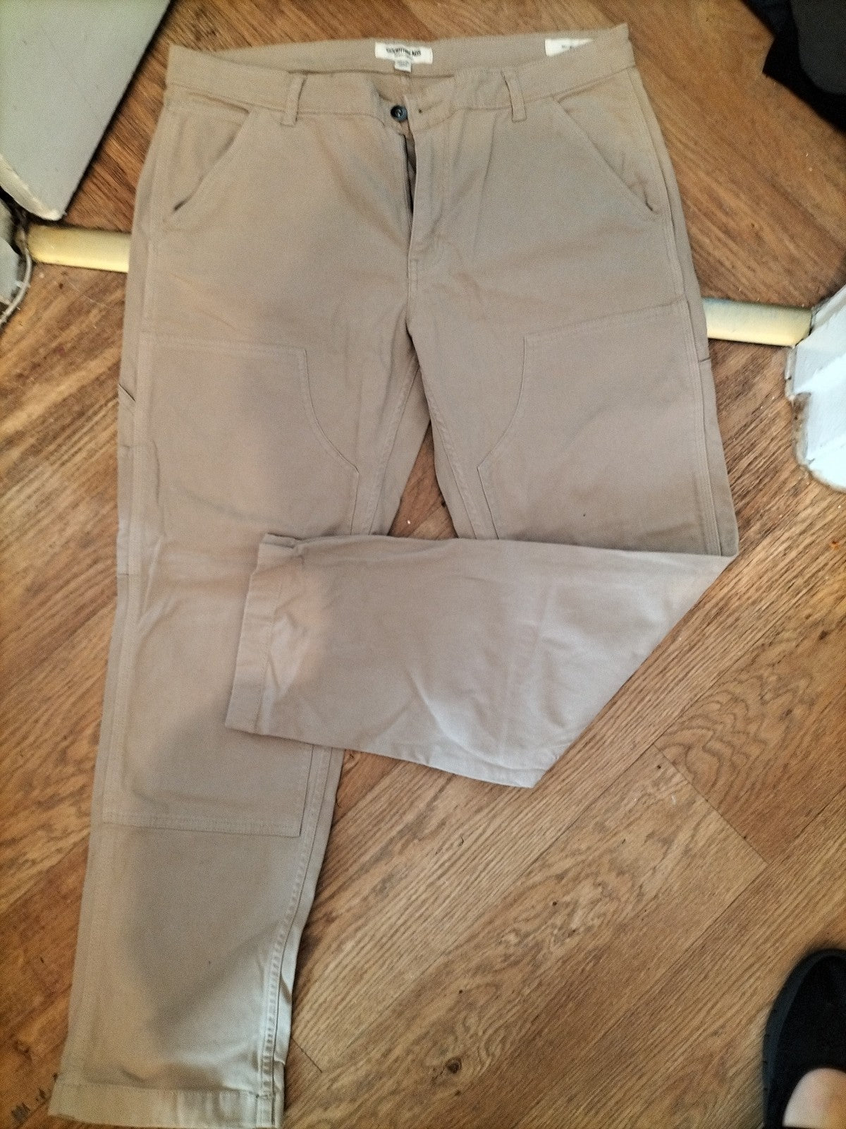Goodthreads 35x28 Sand Stretch Canvas Chino Trousers