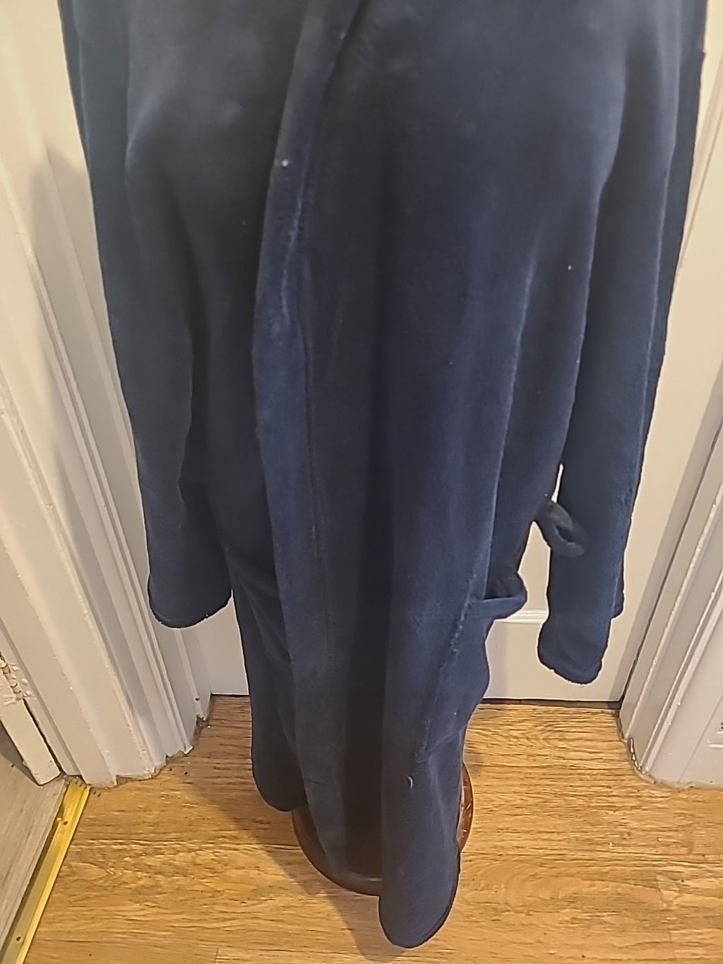Mens Atlantic Bay Size M Navy Warm Dressing Gown ( No Cord)