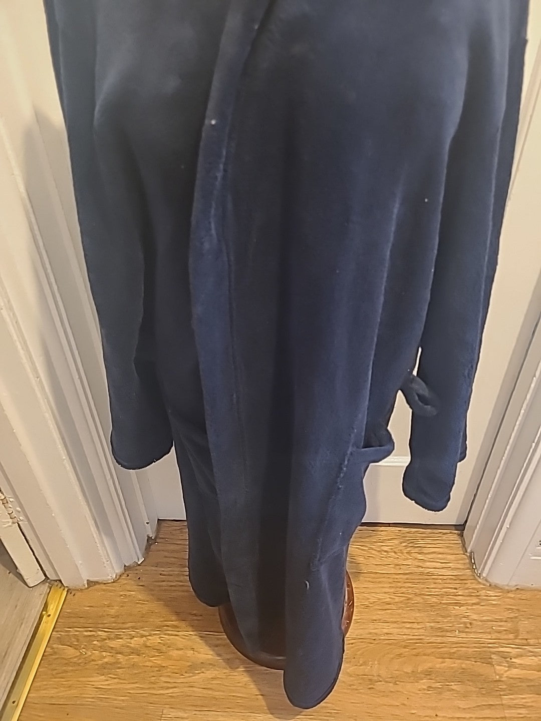 Mens Atlantic Bay Size M Navy Warm Dressing Gown ( No Cord)
