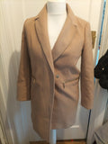 Ladies Topshop Size 8 Brown Lined Jacket