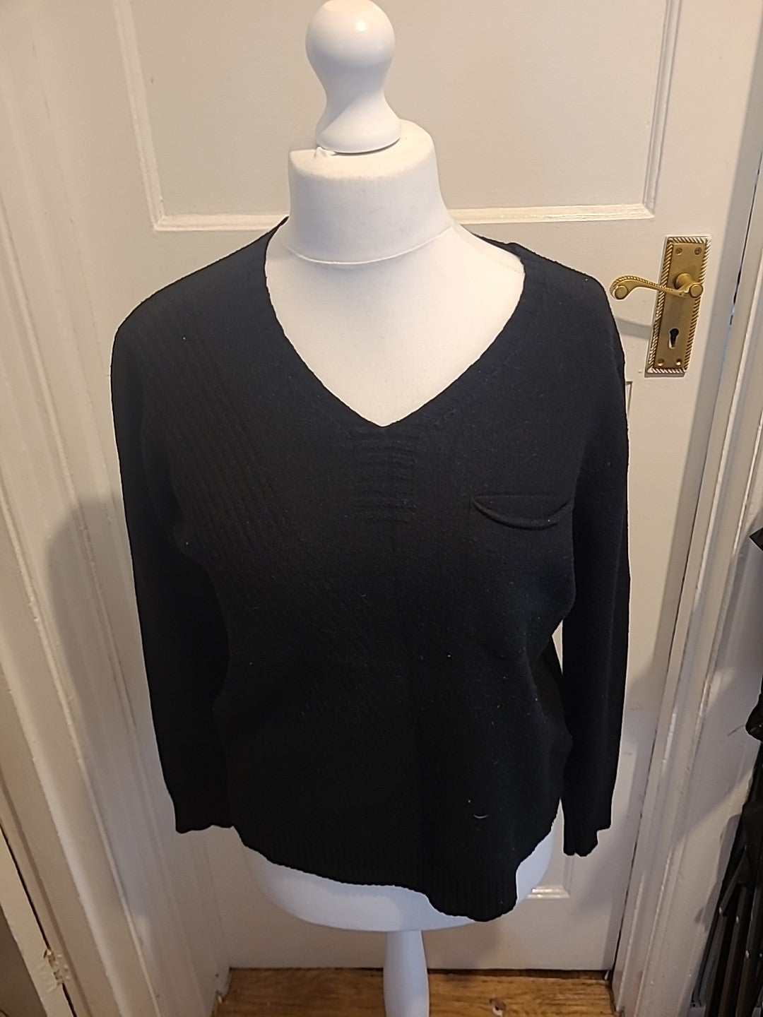 Ladies CC Size L/XL Black Pullover Jumper