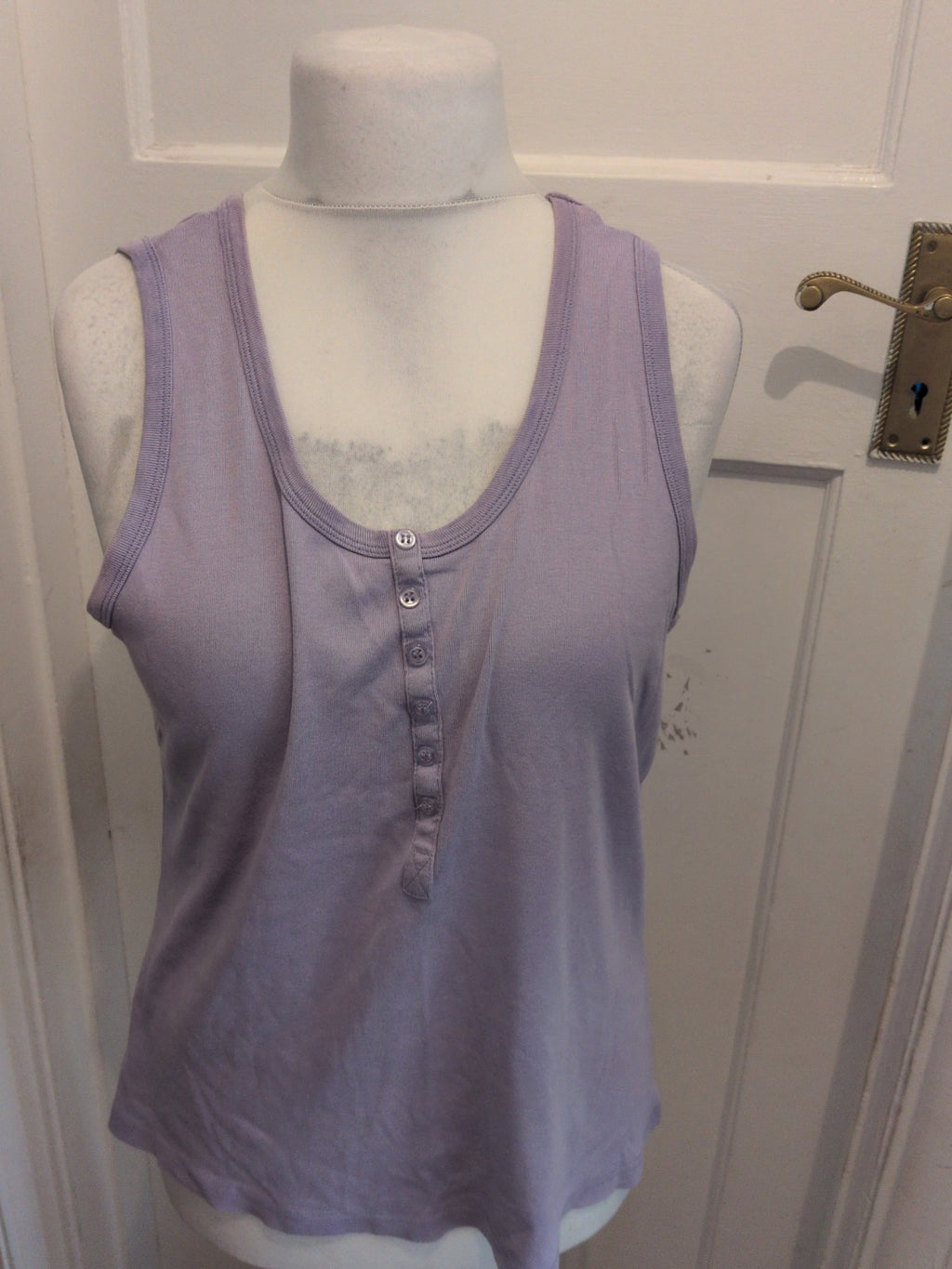 Casual Comfort 20/22 Lilac Sleeveless Blouse Top